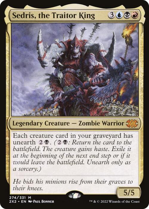 Sedris, il Re Traditore Card Front