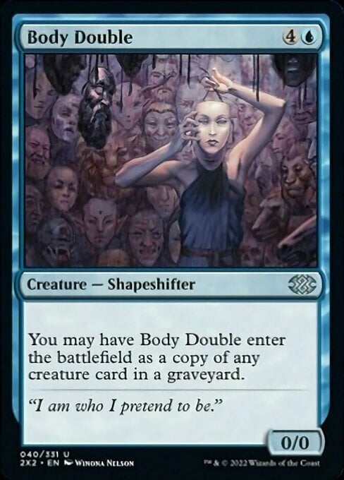 Body Double Card Front