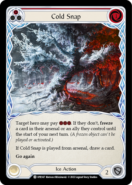 Cold Snap - Red Card Front