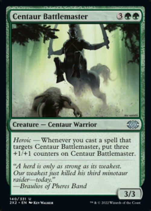 Centaur Battlemaster Card Front