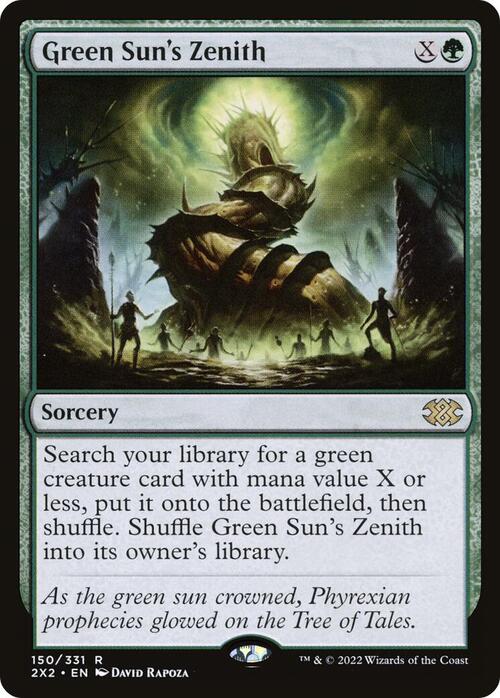 Zenit del Sole Verde Card Front