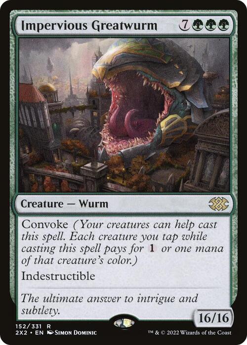 Impervious Greatwurm Card Front