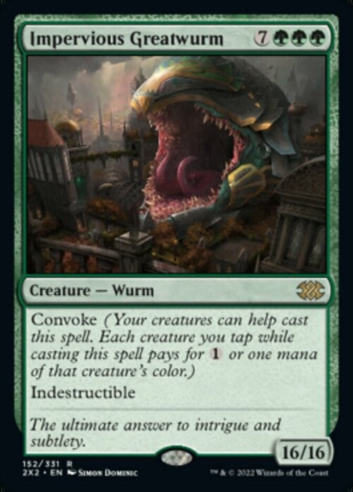 Impervious Greatwurm Card Front