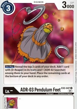 ADR-03 Pendulum Feet Card Front