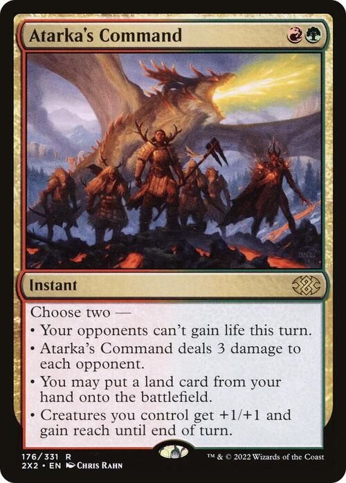 Comando di Atarka Card Front