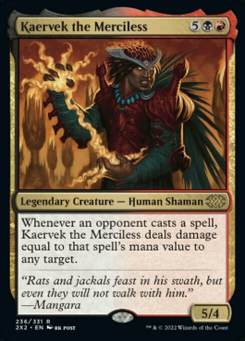 Kaervek the Merciless Card Front