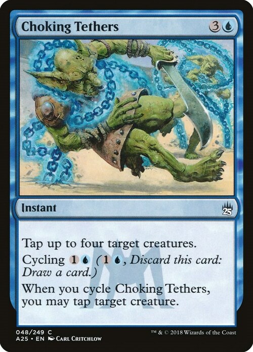 Choking Tethers Card Front