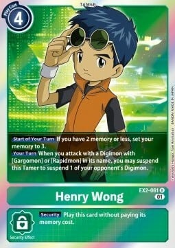 Henry Wong Card Front