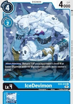 IceDevimon Card Front