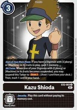 Kazu Shioda Card Front