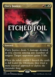 Fiery Justice · Etched Foil 495