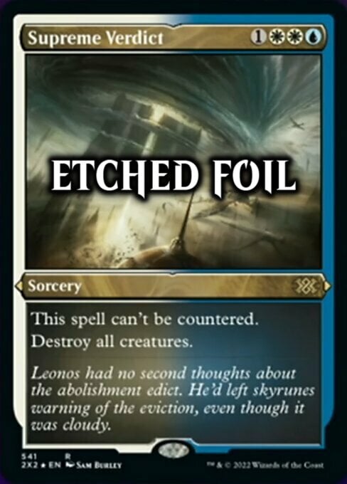 Supreme Verdict Card Front