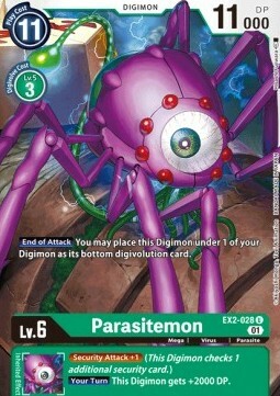 Parasitemon Card Front