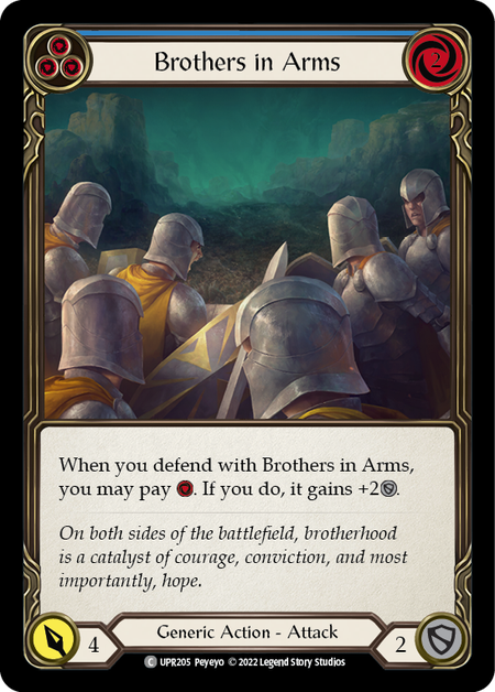 Brothers in Arms - Blue Card Front