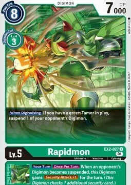 Rapidmon Card Front