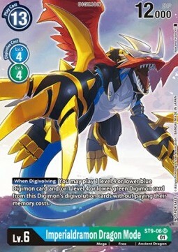 Imperialdramon Dragon Mode Card Front