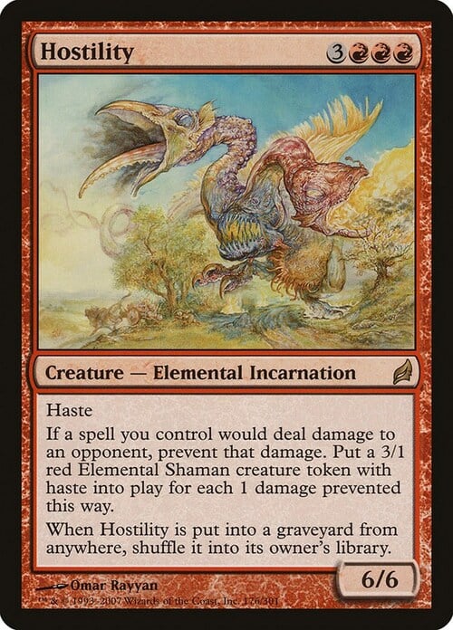 Hostility Card Front