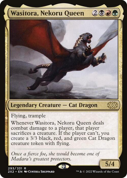 Wasitora, Regina dei Nekoru Card Front
