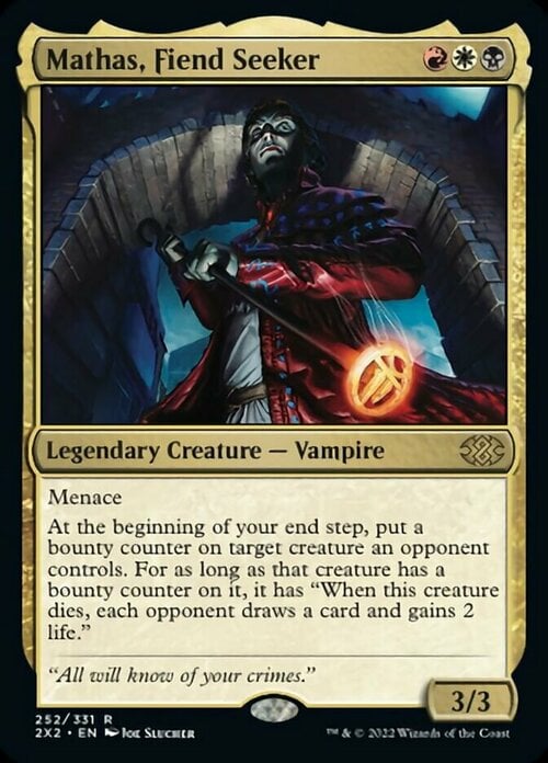Mathas, Cercatore di Demoni Card Front