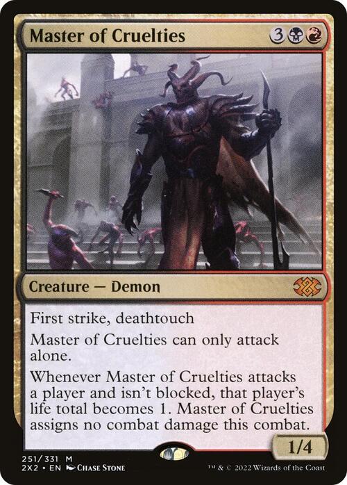 Maestro di Crudeltà Card Front