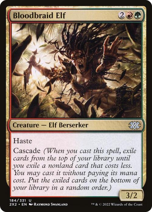 Elfa dalle Trecce Rosse Card Front