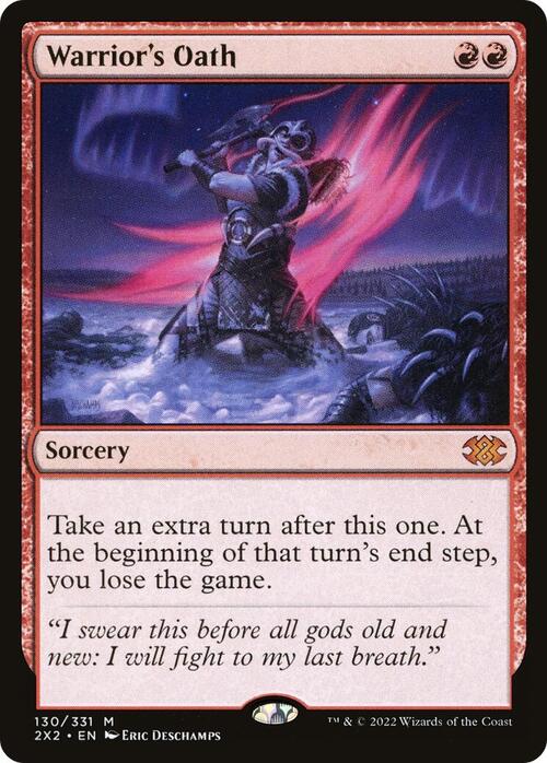 Warrior's Oath Card Front