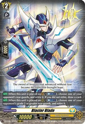 Blaster Blade [D Format] Card Front