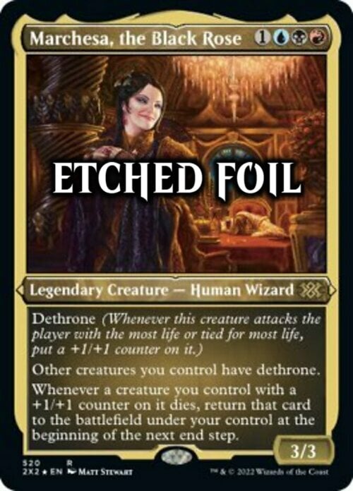 Marchesa, the Black Rose Card Front