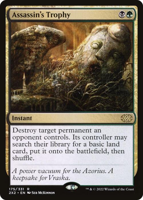 Assassin's Trophy Card Front