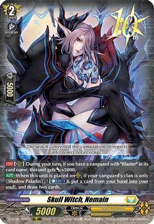 Skull Witch, Nemain [D Format] Card Front