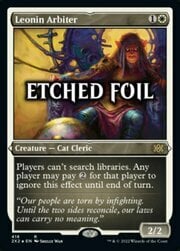 Leonin Arbiter · Etched Foil 418