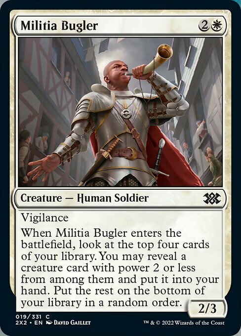 Militia Bugler Card Front