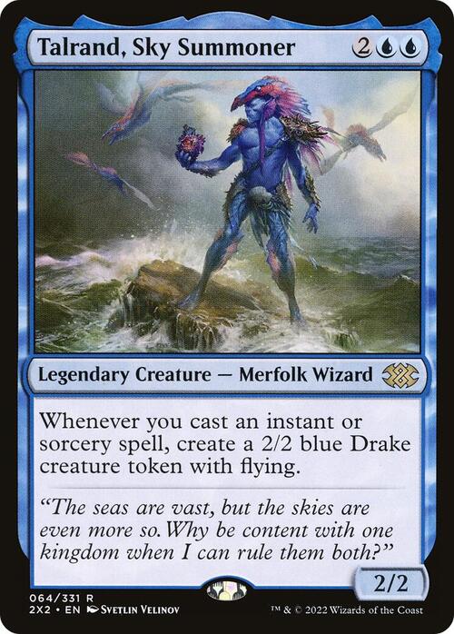 Talrand, Evocatore Celeste Card Front