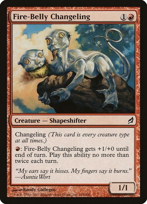 Fire-Belly Changeling Card Front
