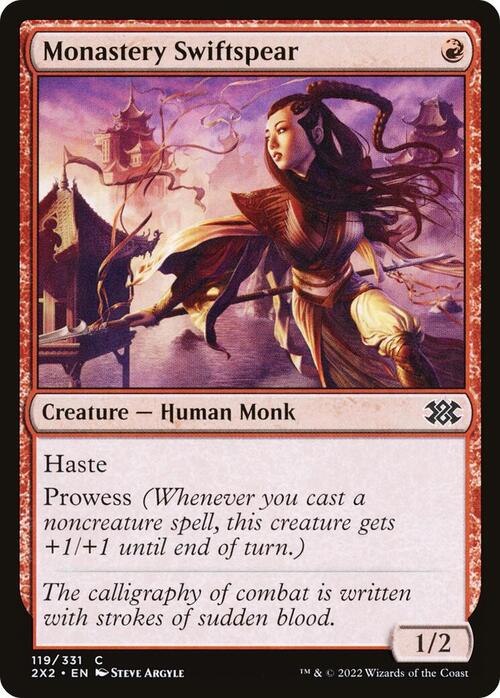 Monastery Swiftspear Card Front