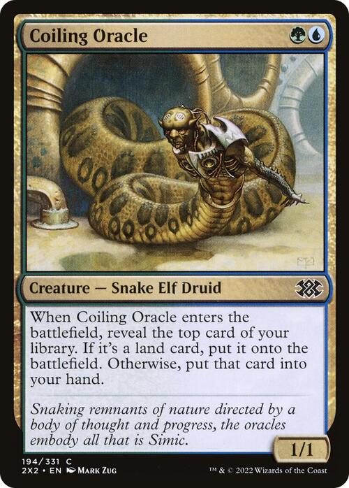 Oracolo Acciambellato Card Front