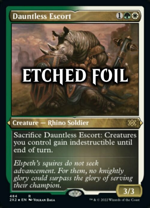 Dauntless Escort Card Front