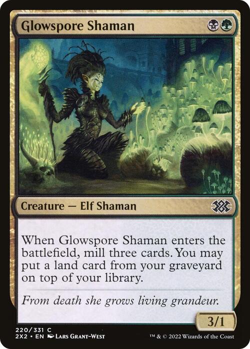 Sciamana delle Lumispore Card Front