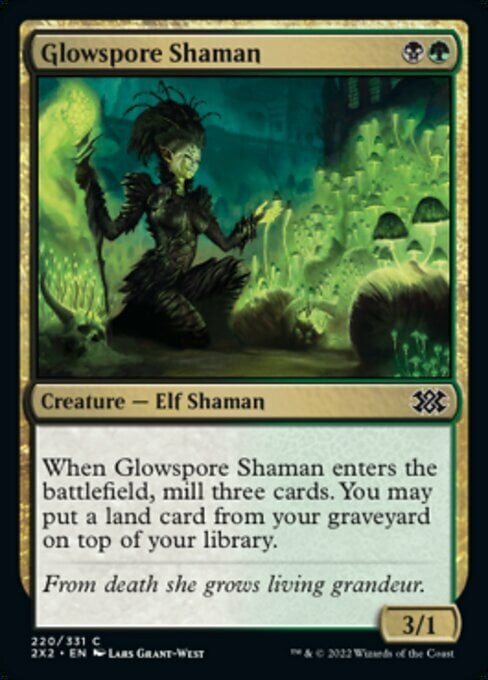 Glowspore Shaman Card Front
