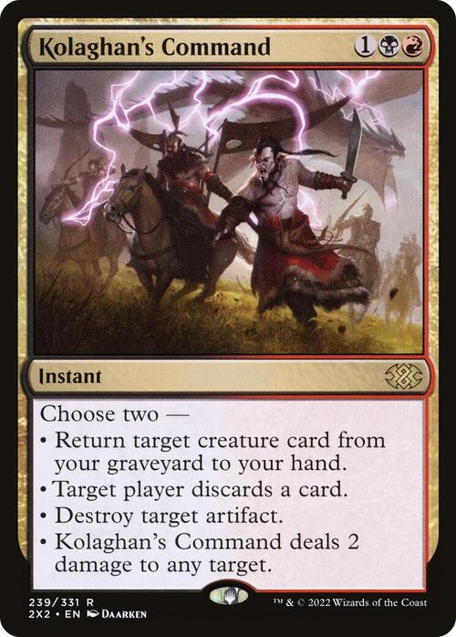 Comando di Kolaghan Card Front