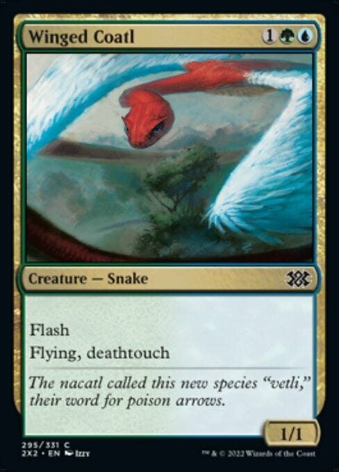 Winged Coatl Card Front