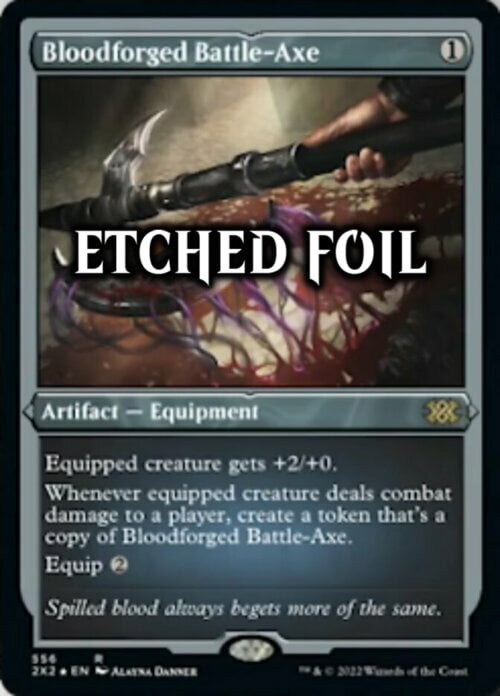 Bloodforged Battle-Axe Card Front