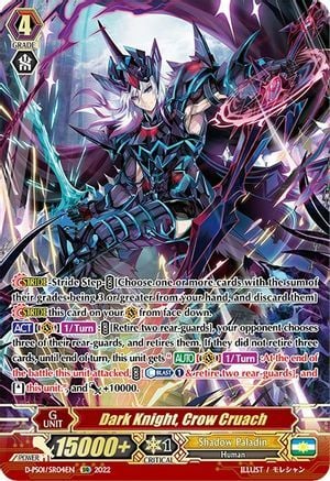 Dark Knight, Crow Cruach [P Format] Card Front