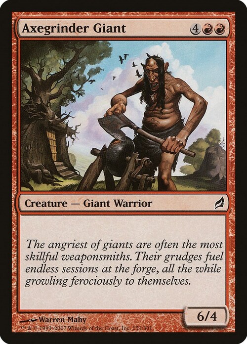 Axegrinder Giant Card Front