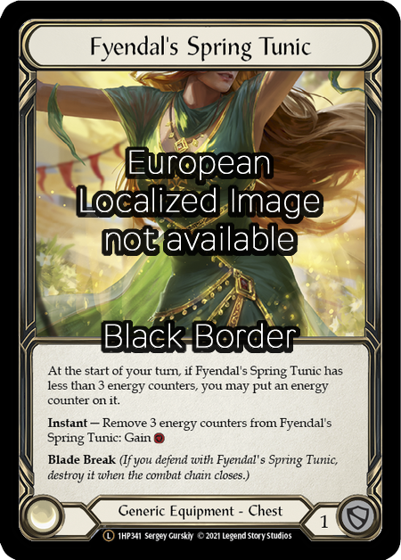 Fyendal's Spring Tunic Card Front