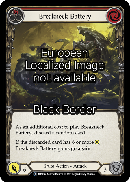 Breakneck Battery - Red Card Front