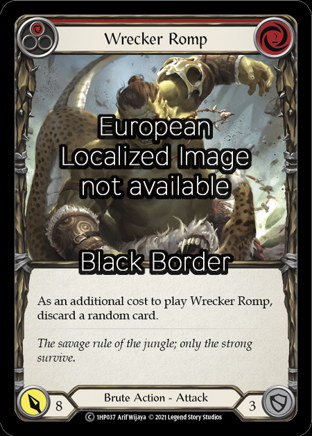 Wrecker Romp - Red Card Front