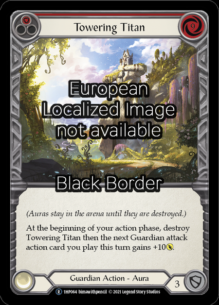 Towering Titan (Red) Card Front