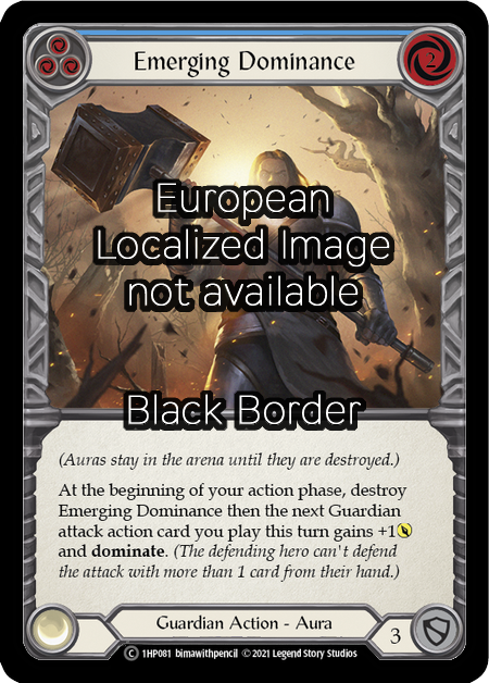 Emerging Dominance (Blue) Card Front