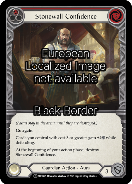 Stonewall Confidence (Red) Card Front